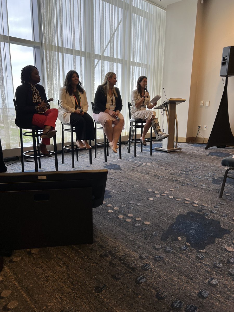 Panel on #childcare led by @NAEYC research dir Meghan Salas-Atwell during audience Q&A. 
Q: “How do we get men to pay attention to this issue?”
Experts:
✅research shows clear ROI for #ECE $$
✅lack of childcare impacts everyone, incl employers & the economy 
#policysummit2023