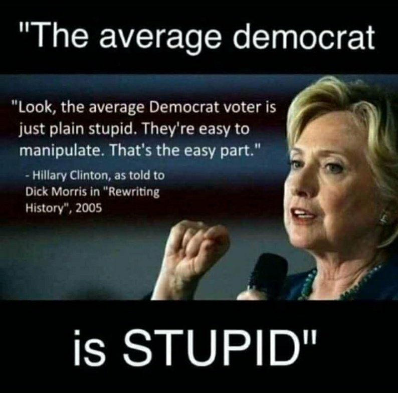 Maybe, the Only Time Hillary Ever Told the Truth...👇👇👇