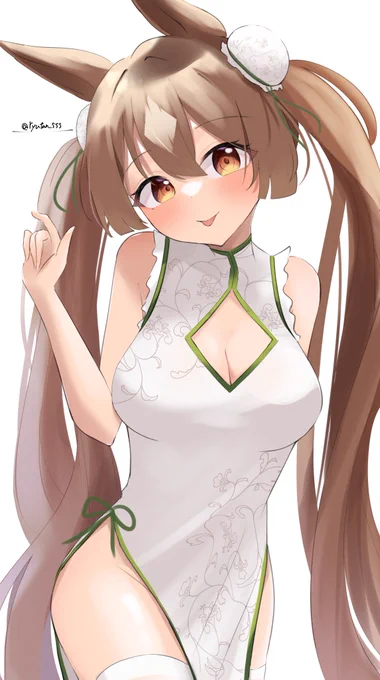 チャイナドレスの幻覚を見ました #ウマ娘 #サトノダイヤモンド