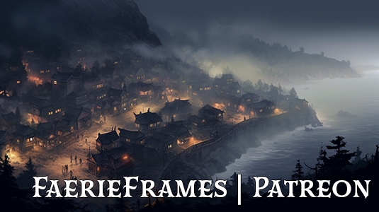 Misthaven Redux -- Reposting the most popular images over the past week with alternate art for free on Patreon! #DnD #dnd5e #Sunday #inspiration #ttrpg #dndart #fantasy