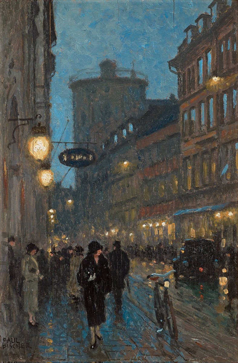 JF3336's tweet photo. "You can't get away from yourself by moving from one place to another."

~Ernest Hemingway, The Sun Also Rises.🎨Paul Fische. https://t.co/RKRDAUm1a8