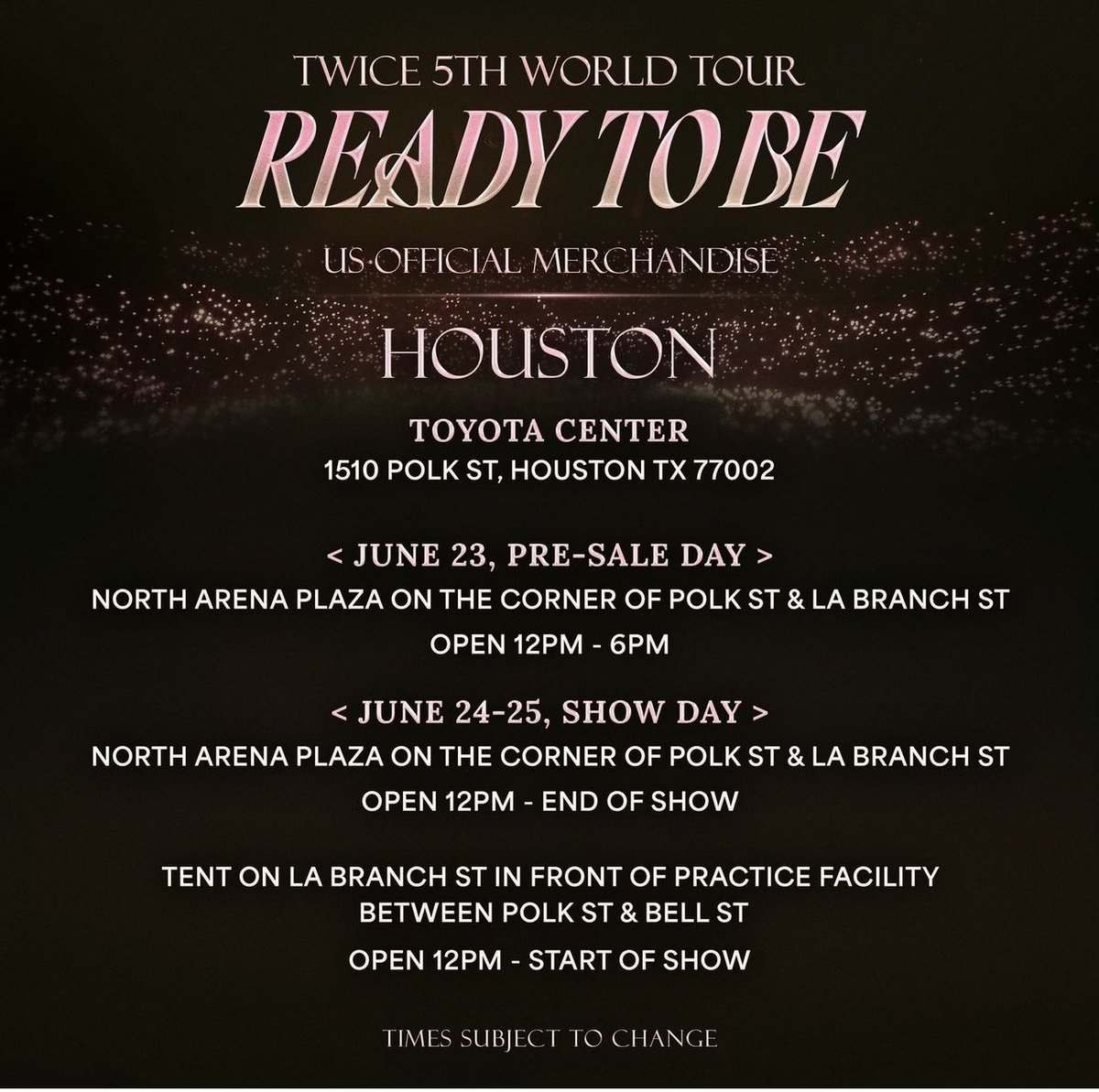 Toyota Center on Twitter "ONCE! Are you ready for the Ready To Be Tour