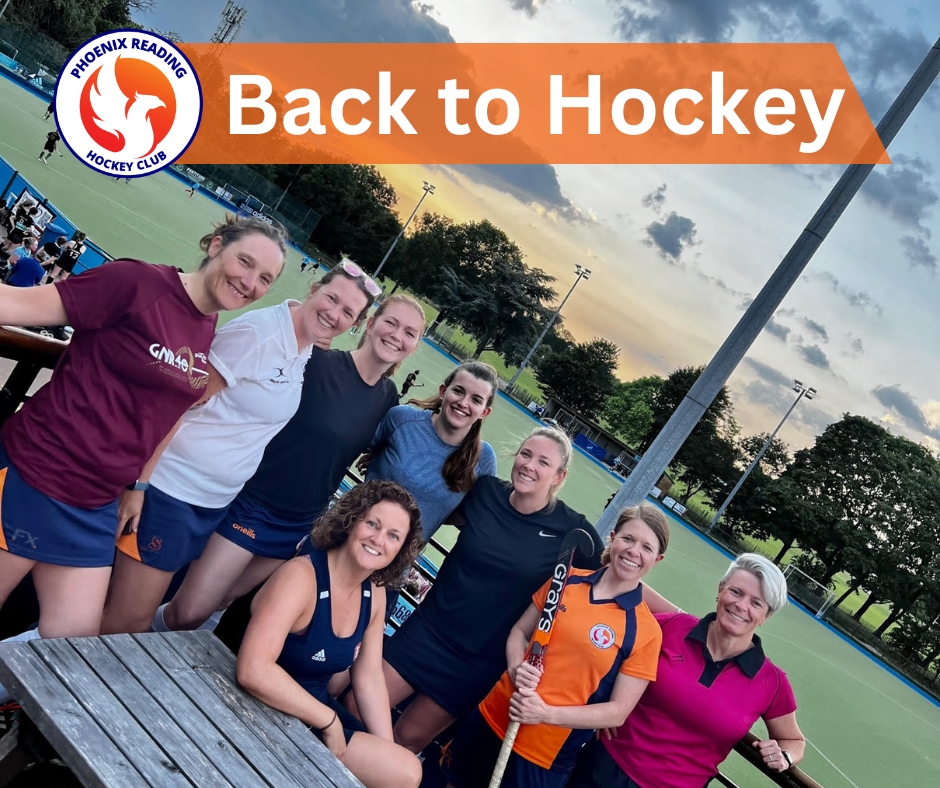 PRHockeyClub's tweet photo. We're running Back to Hockey sessions at Reading University (RG6 6DJ), 7pm on Thursdays, starting 29th June for six weeks! 
Contact us at phoenixreadinghc@outlook.com or DM 
#fieldhockey #backtohockey #readinghockey #hockey #reading #thisgirlcan #berkshire #readingcommunity https://t.co/G3sZ2CQy3P