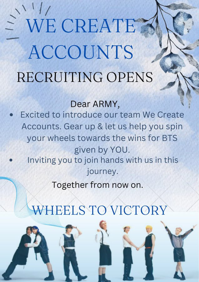 TheSnakeJHloves's tweet photo. ‼️‼️ SPREAD ‼️‼️
We're looking for active voters who can vote from 10-20 accounts every voting day .
#WheelsToVictory #ByYouForBTS
If you're interested, dm - @TheSnakeJHloves , @LGO_NopeBtch https://t.co/syJ7wAxk8I