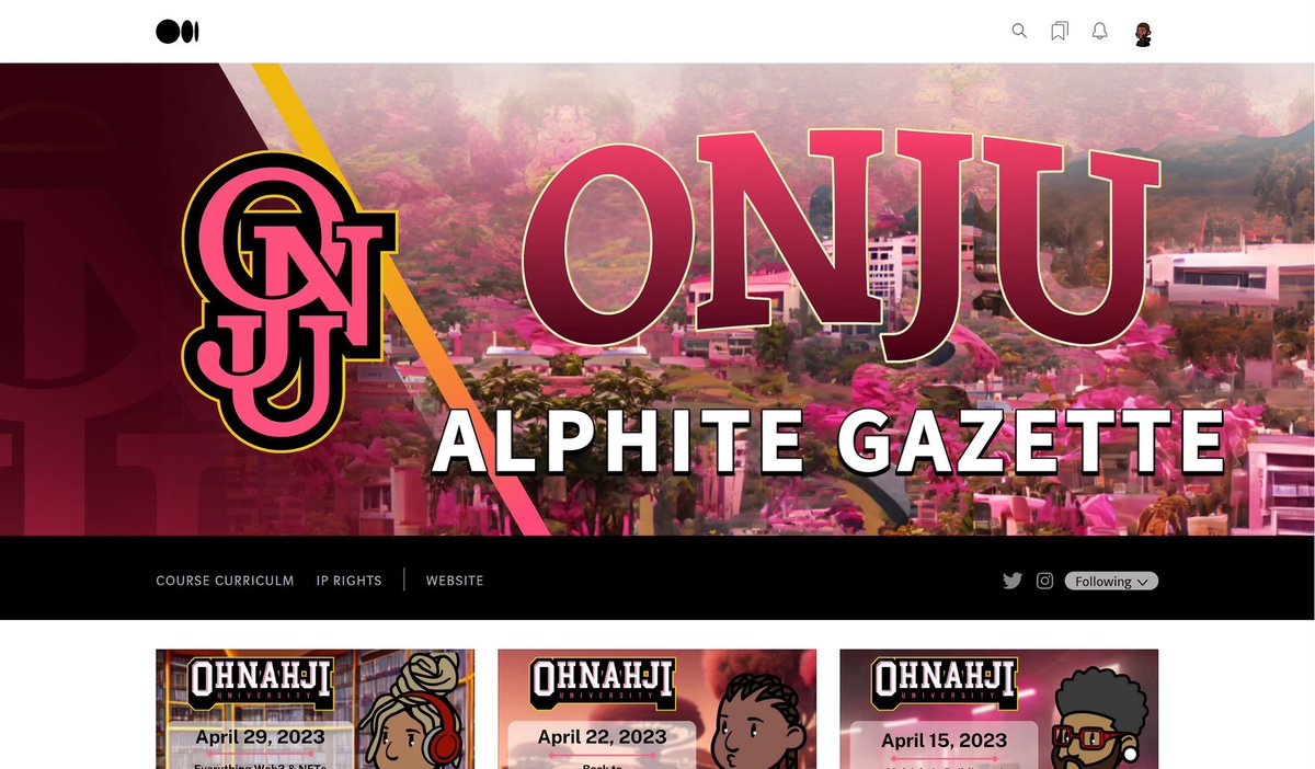 Ohnahji 🎓 (@ohnahji) on Twitter photo Have you checked out the Alphite Gazette yet? 👀 Our Ohnahji medium blog by Boss 2.0 <a href="/BRYANosheaDANCE/">BOSS 2.0 🎓</a> is overflowing with entertaining and educational content. Don’t sleep on it y’all! Have you checked out the Alphite Gazette yet? 👀 Our Ohnahji medium blog by Boss 2.0 <a href="/BRYANosheaDANCE/">BOSS 2.0 🎓</a> is overflowing with entertaining and educational content. Don’t sleep on it y’all!