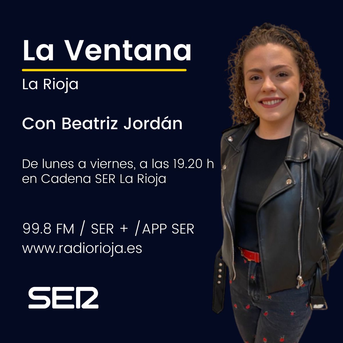 📻 Hoy en #LaVentanadeLaRioja hablamos de #turismo en #LaAlternativa con <a href="/cbengoechea/">carmen bengoechea</a>. Nos acompaña la historiadora <a href="/MartaPAngulo/">Marta</a>

📻 99.8 FM / SER + 
📱 APP
💻 cadenaser.com/radio-rioj