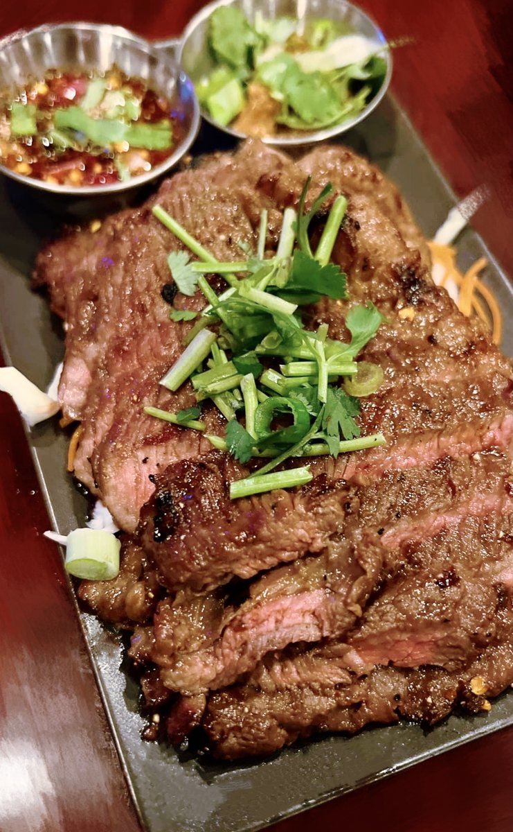 BalamaoBoston's tweet photo. Crying Tiger [เสือร้องไห้]
Grilled traditional steak with special jaew sauces
Order online: https://t.co/91MTkwygQP
(617) 992-6442
433 Washington Street, Brighton MA 02135
UberEat / Doordash

#balamao #cryingtiger #steak #thairestaurantinboston #boston #brighton #thaipas https://t.co/SNwzuWIA65