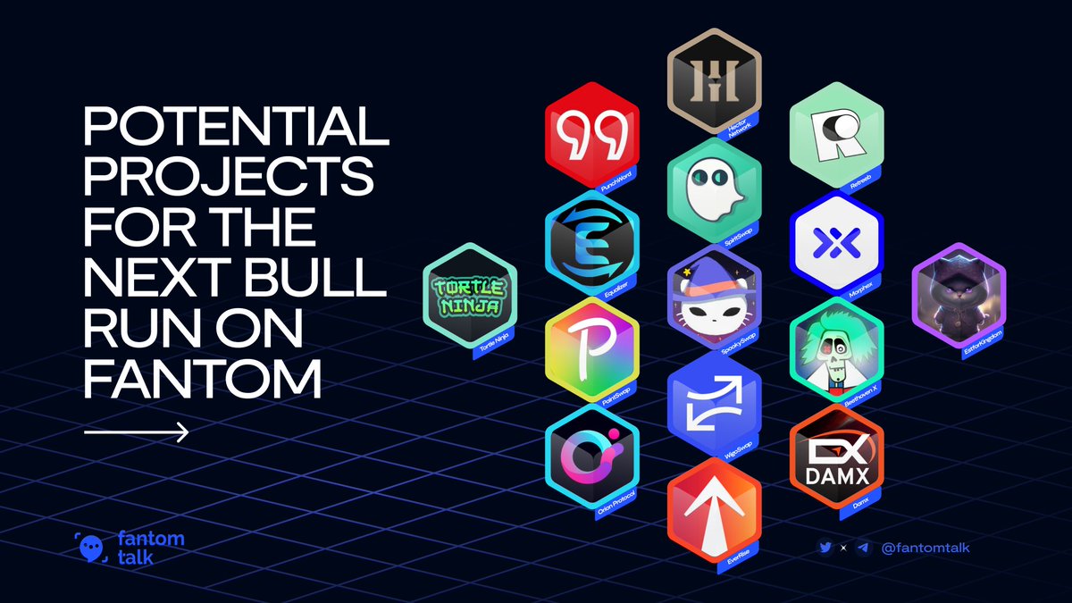 POTENTIAL PROJECTS FOR THE NEXT BULL RUN ON FANTOM

The market is better than ever but the real uptrend season has not yet come, when the time comes, potential projects on #Fantom will explode!
Here are the most potential projects atm, Did I miss any? 👀
$FTM