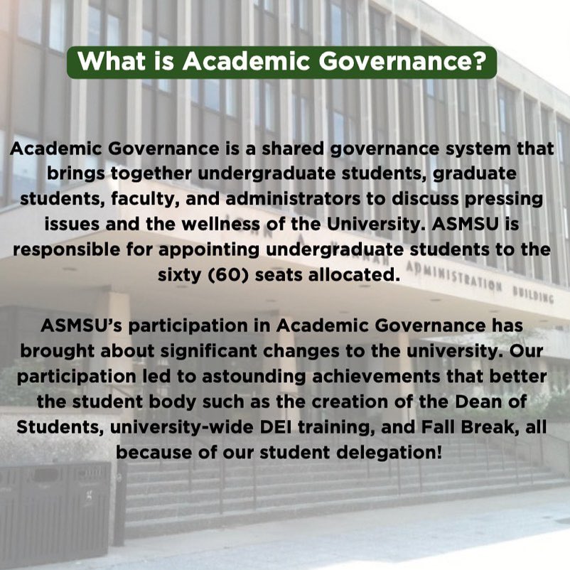 ASMSU_VPAA's tweet photo. Spartans, hello from your newest VPAA! SO happy to announce Academic Governance applications are now live 🤩🤩 Apply using this link: https://t.co/tqerrupluP https://t.co/DNKRt5YsZq