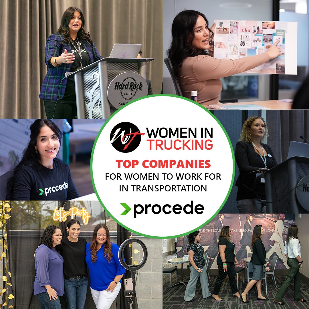 Only one week left to vote for us! Procede Software is a finalist for the Women In Trucking Association, “Top Company for Women to Work For” award!

Vote here! >> research.net/r/2023topcompa…

#procedesoftware #trucking #truckingindustry #womenintrucking #womeninleadership