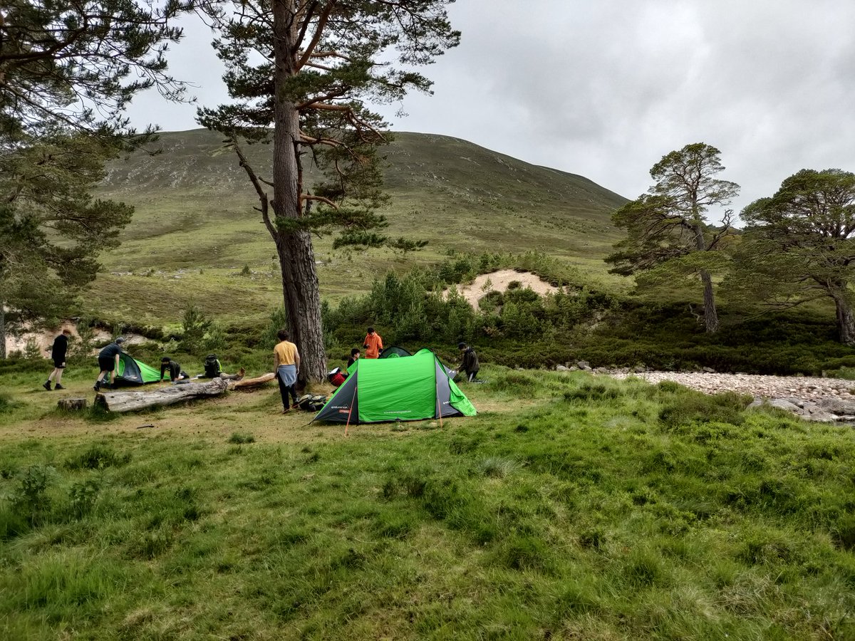 CultsML's tweet photo. #HappyCampers Our second #DofE Bronze expedition has made it to the campsite, now the fun begins! @CultsAcademy https://t.co/lpgeDlOZ66