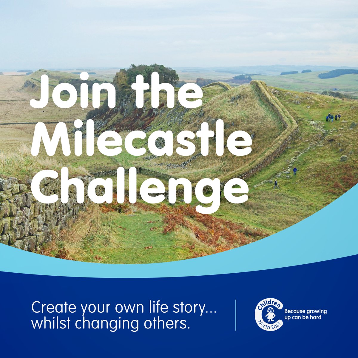 ChildrenNE's tweet photo. Have you ever wanted to hike the history steeped hills of Hadrian’s Wall? Join the Children North East #MilecastleChallenge, set across the beautiful UNESCO World Heritage Site of Hadrian’s Wall!

Click https://t.co/08NJxURyPT to learn more and sign up. #NorthEast #Newcastle https://t.co/6VB5Lada1M