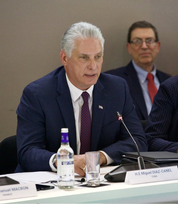 Statement by @DiazCanelB, President of the Republic of #Cuba 🇨🇺 at the Summit for a New #GlobalFinancingPact held in France on June 22, 2023.

📷cubaminrex.cu/en/statement-m… 

#CubaG77
