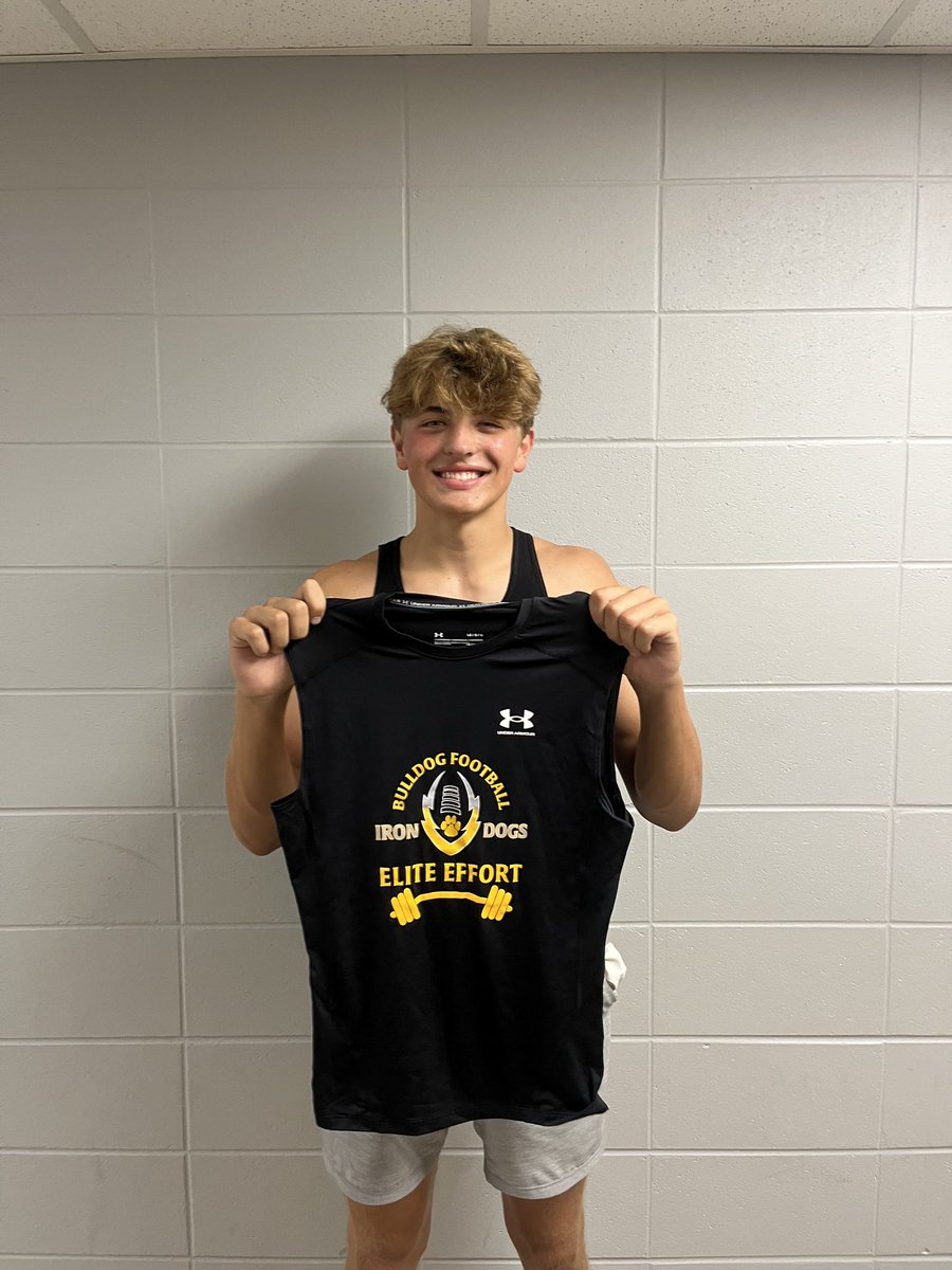 Week 3 has wrapped up and this weeks #WeOverMe Hardest working player is <a href="/AlexHinrichs3/">Alex Hinrichs</a>! He has been a consistent worker in the Weightroom and speed work, as well as attending many camps throughout the spring and summer to improve himself for the team! Keep up the good work Alex!