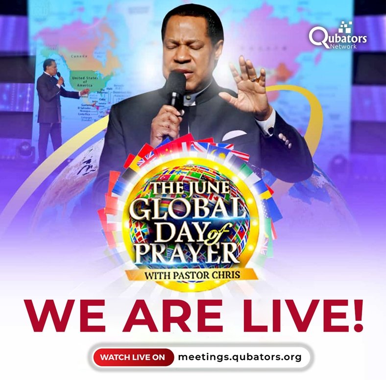 WE ARE LIVE!
meetings.qubators.org
Watch, retweet to let others know & do well to share your participation pictures with us. Thank you!

#qubatorsnetwork #gdop #globaldayofprayer #pastorchrislive #rhapsodyofrealities #reachoutworld #coderabah #TechnologyNews
