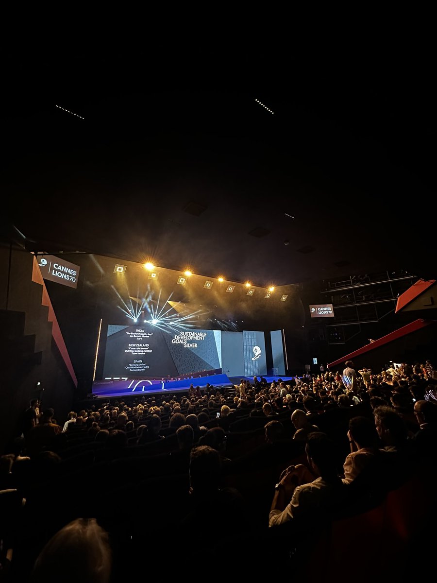 We’re taking you inside the @Cannes_lions Awards ceremony tonight ⭐️ Follow along to see all of the winners! #AdweekAbroad #Cannes2023