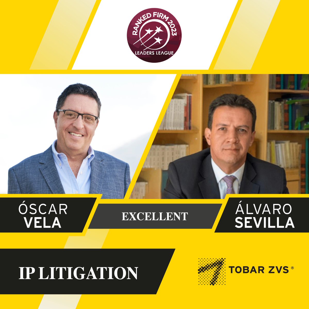 Once again @Leaders_league  ranking recognizes Alvaro Sevilla and @oscarvelad as leading in the plant varieties protection.

Congratulations on this recognition!