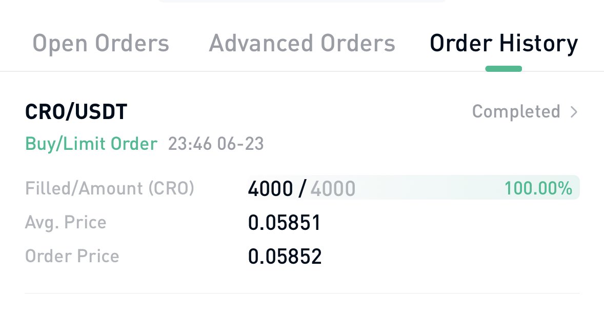 Had to buy another 4k #CRO before it hits $0.06. 

Now at 75k out of 400k. I need more cash 😅

#CRO #crofam #cronos #cryptocom #FFTB #stake4obsidian