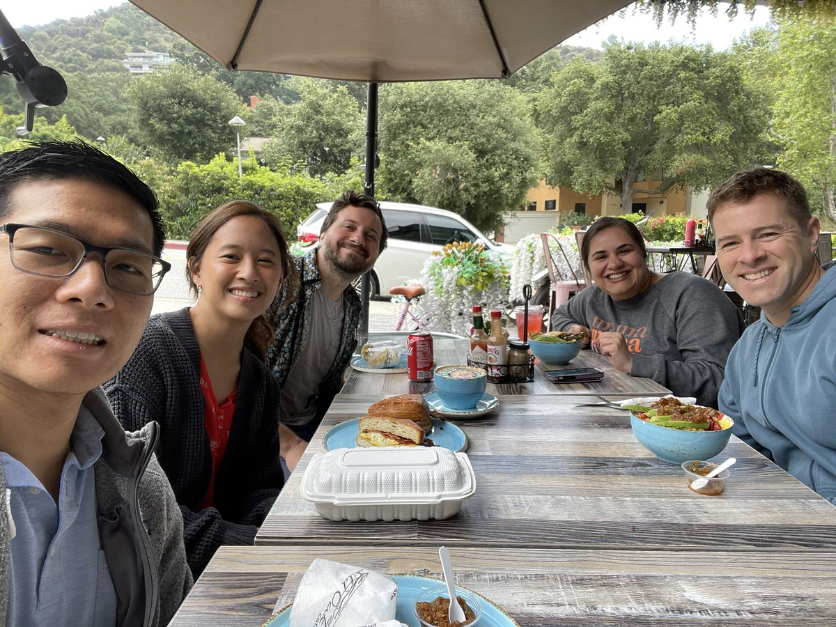 Our first year (almost second year) #phmfellows Kevin, Stephanie, and Chien-Rong finishing off their Transition Week with reflections on the CHLA Helipad and brunch with the PDs!