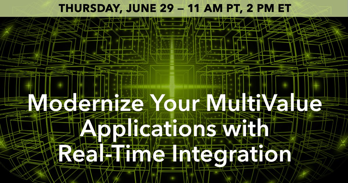 Discover the power of real-time integration for modernizing your MultiValue applications! Join this informative webinar to unlock new levels of efficiency and agility. Don't miss out! #ModernizeMultiValue #RealTimeIntegration dbta.com/Webinars/kore/…