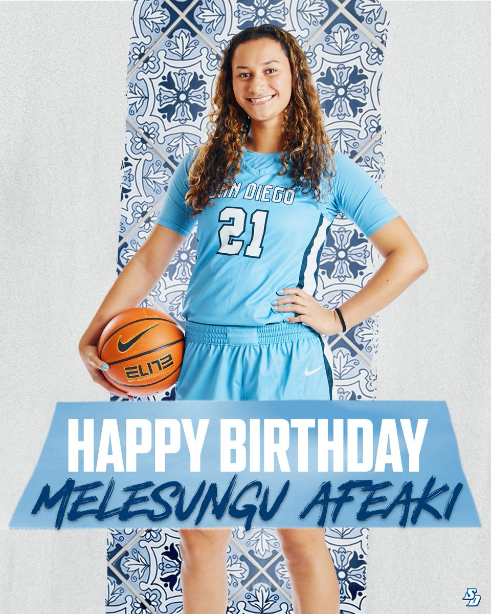 Happy birthday to another member of our family, Melesungu Afeaki! Have a great birthday Kiki! 🥳🎉

#GoToreros #LockedIn