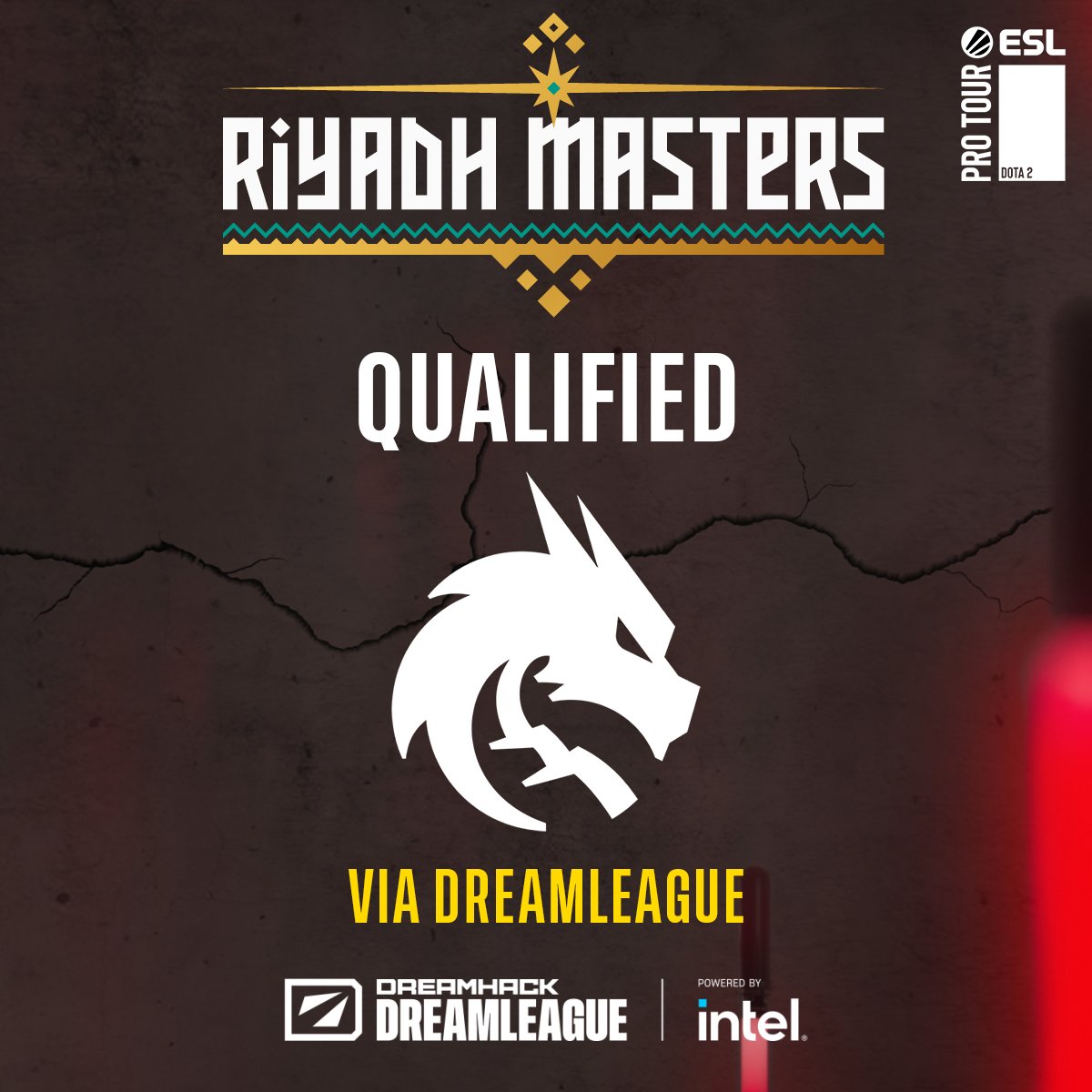 We have another two teams locked in for the @Gamers8GG #RiyadhMasters! @TALON_ESPORTS' and @Team__Spirit's performance at DreamLeagues this year is enough to secure them a direct invite to the Group Stage! #ThelandofHeroes