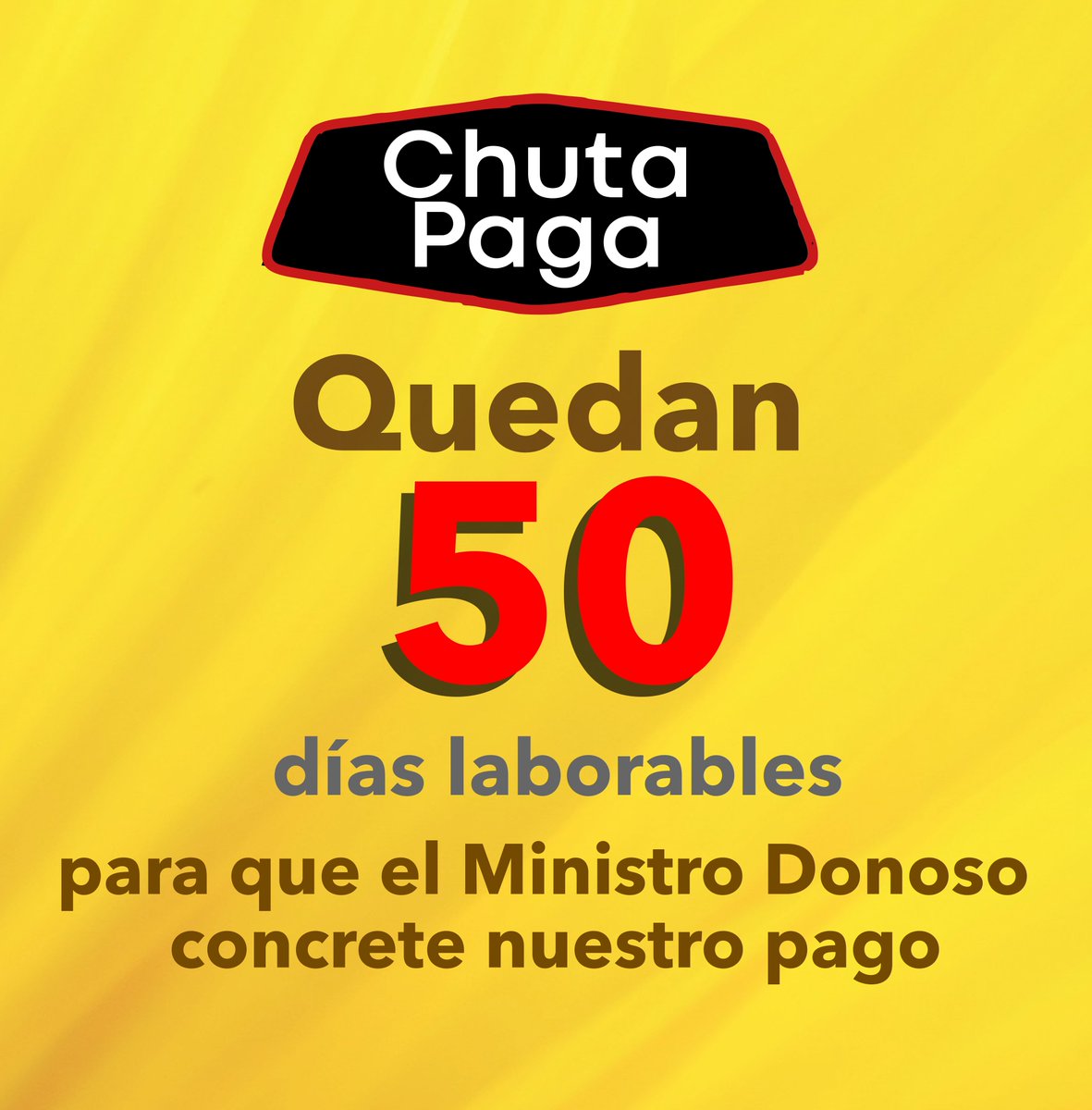 #ChutaPaga
10 días han pasado.
Quedan 5⃣0⃣ en manos del <a href="/MinTrabajoEc/">Ministerio del Trabajo Ecuador 🇪🇨</a> <a href="/DonosoEcuador/">Patricio Donoso</a> y el Viceministro <a href="/henryv131082/">Henry Valencia</a>. Exigimos que se nombre un perito imparcial, que sepa reconocer intereses y la variación en el precio del dólar.
No ➕ empleados de <a href="/cervecerian/">Cervecería Nacional</a> <a href="/PilsenerEcuador/">Pilsener Ecuador</a>