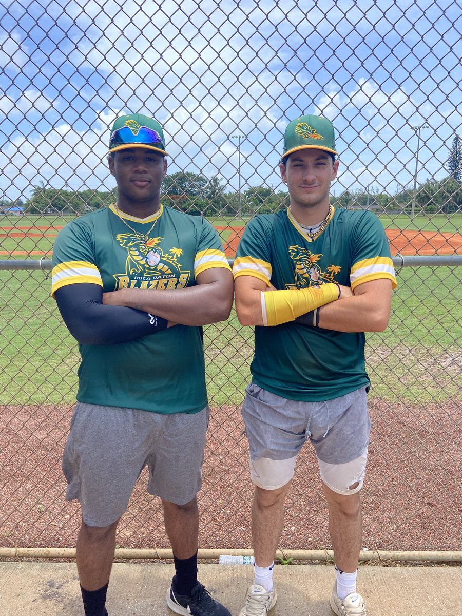 🐉Players of the Game🐉

Joseph Calabretti ( <a href="/CalabrettiJoey/">Joey Calabretti</a> @SHUbaseball ) and Manuel Souffrain ( <a href="/MSouffle22/">Manuel Souffrain</a> <a href="/BCUDiamondCats/">⚾️Bethune-Cookman Baseball</a> ) played outstanding today! Manny went 2-3 with a double and Joey went 1-2 with a 2-run homer! Great job boys! Back in action tomorrow at Spanish River!