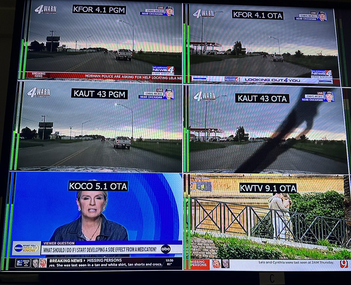 made4tv's tweet image. Severe storms coming through the OKC metro. @kfor is on the air &amp;amp; online at KFOR.com/live2 
#okwx  #kfor4