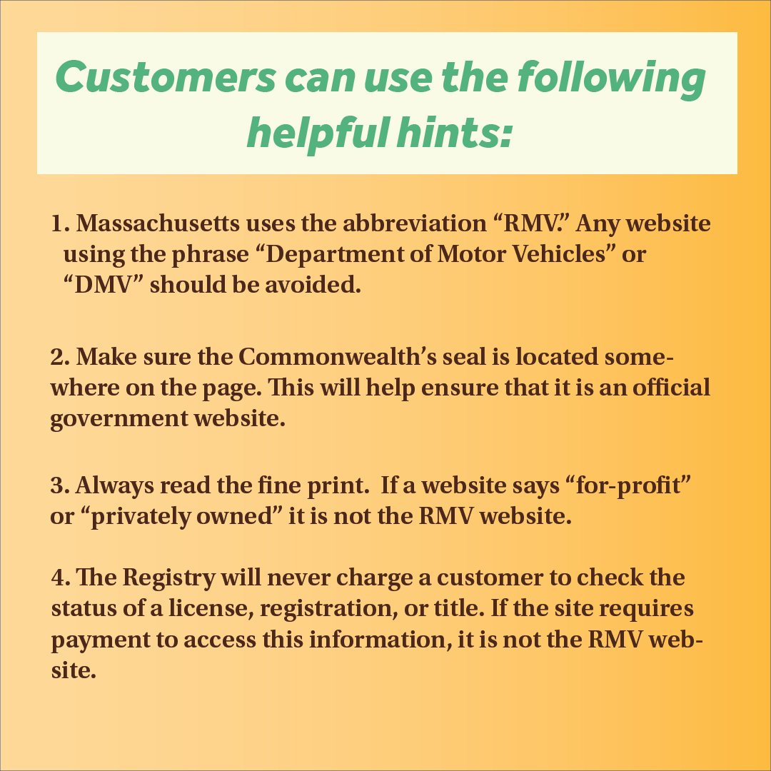 MassAGO's tweet image. As we get closer and closer to the implementation of the Work and Family Mobility Act and drivers' licenses for all, it's important to know the signs of possible scams.

Here's what you should know about applying for your driver's license.