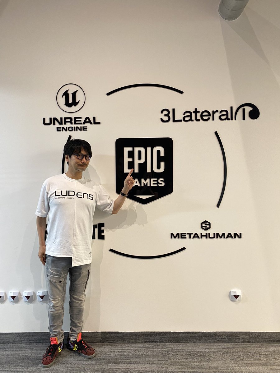 Kojima, Epic Games’i ziyaret etmiş