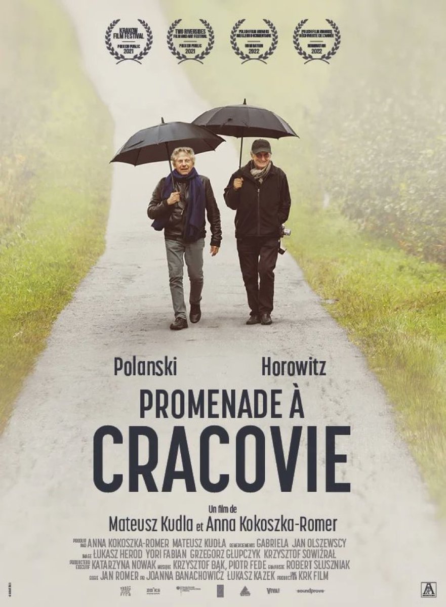 Hâte de voir ce #film de #MateuszKudla et #AnnaKoloszkaRomer… sur un grand photographe (#RyszardHorowitz) et un immense cinéaste (#RomanPolanski). @ArpSelection #cinéma