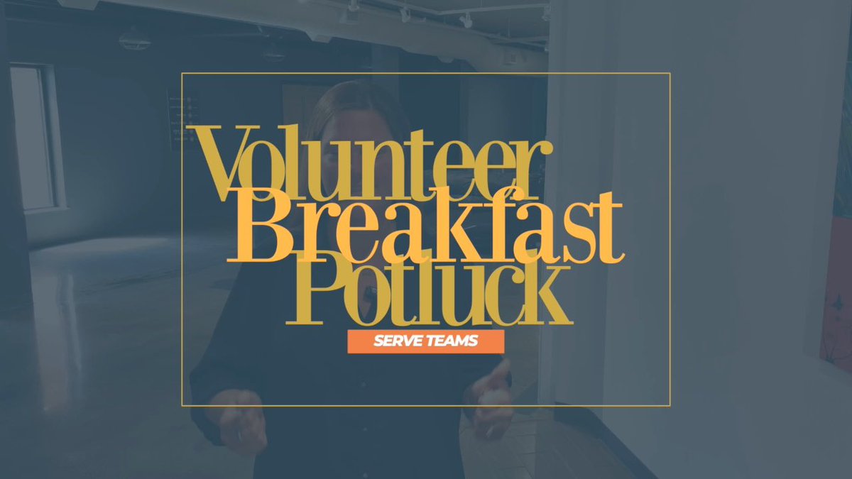 We are having a Volunteer Breakfast Potluck tomorrow at 10AM! We love our volunteers! If you currently serve or want to know more, this is for you! ❤️#volunteer #serve #serveteams #breakfast #potluck