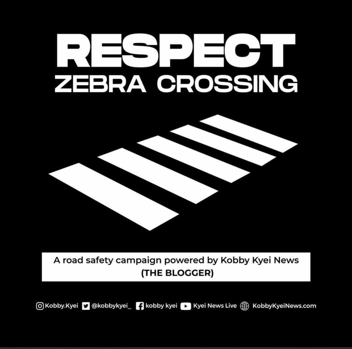 libbydeane4ever's tweet photo. @KobbyKyei_ Kudos to you for taking on such a project. Let's all join hands and do the right thing #RespectZebraCrossing https://t.co/ZDldl3tewq