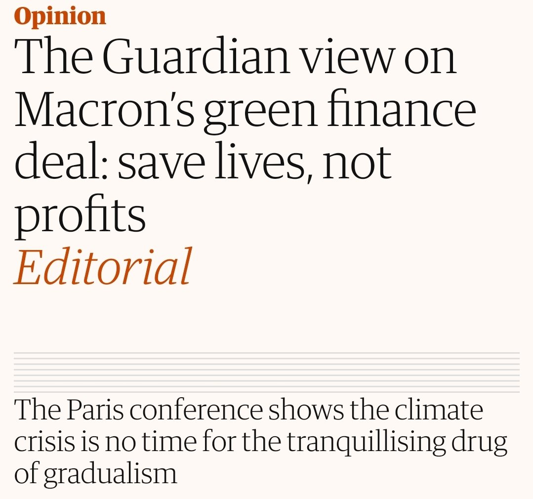 Very excited to read The Guardian's endorsement of the Just Transition report we published last month👇🏾 The Guardian view: theguardian.com/commentisfree/… Just Transition: A climate, energy & development vision for Africa justtransitionafrica.org #JustTransition #Africa #ParisSummit