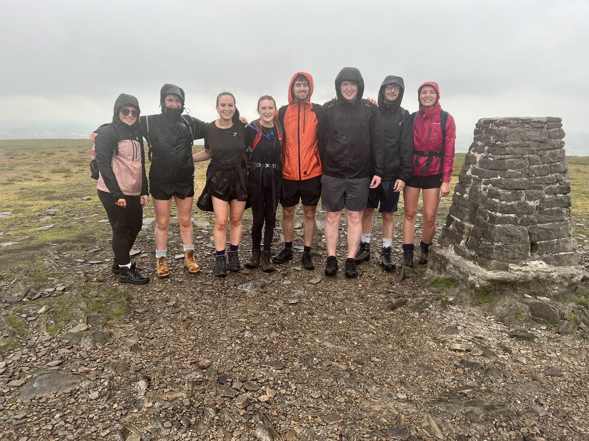 We made it to the top Ingleborough! 🏆🏆The weather took a turn for the worse… but what’s a #TraineeChallenge without torrential rain 🥴 @SintonsLaw  @SintonsTrainees