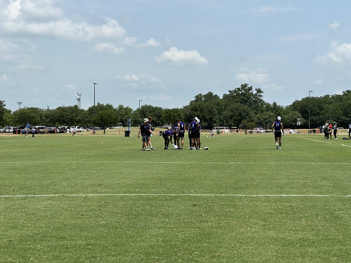 @TCHSFootball getting ready for our first round of pool play at the State 7-on-7 tournament in College Station. Making school history! #TCOD #TheCreekisRising #FalconPride