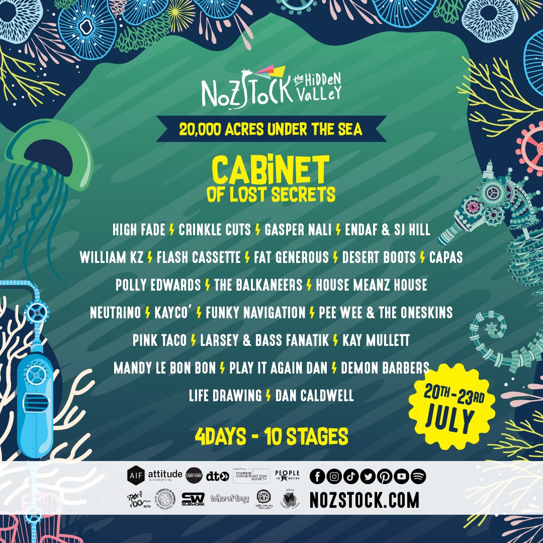 Full Cabinet line up 23! @highfademusic @SJHillMusic @FatGenerous @thedesertboots @Capasmusic @pollyedwards2 @thebalkaneers @HouseMeanzHouse @funkynavigator @Larsey_uk @bassfanatik @bbchw @Nozstock @BBC6Music @bbcintroducing