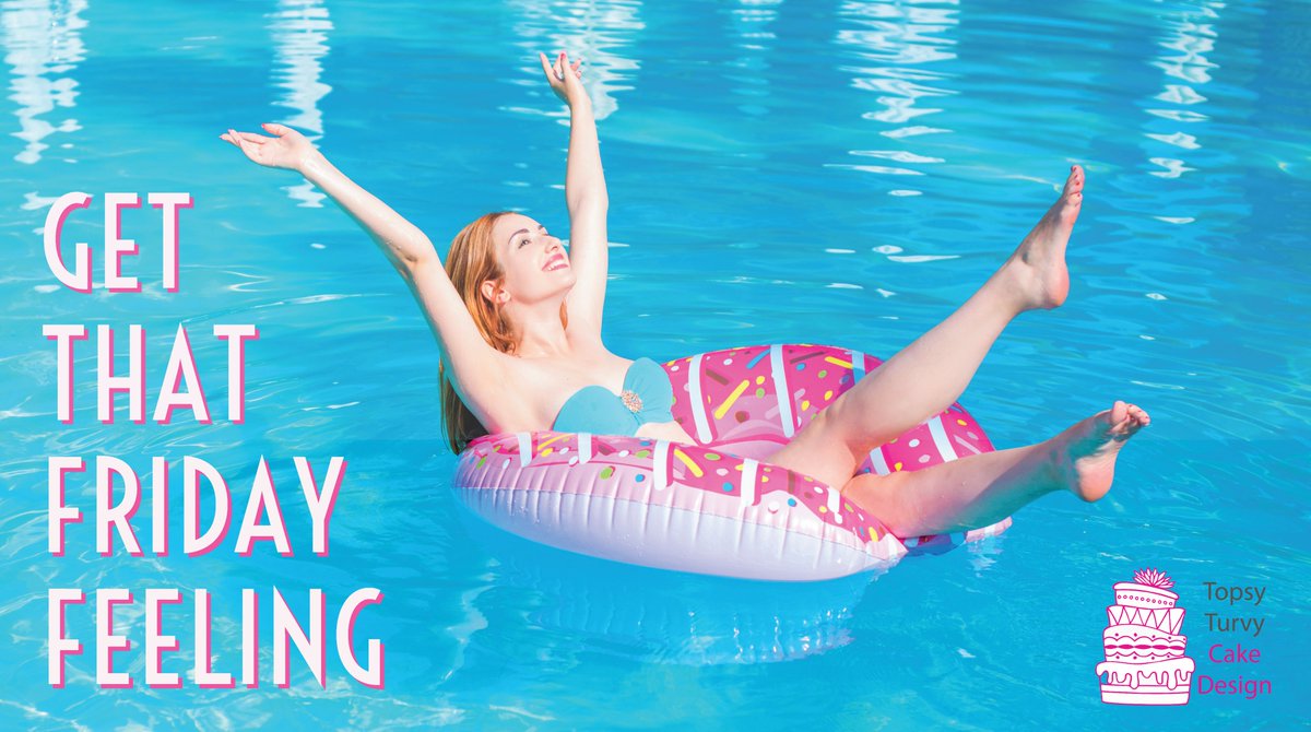TopsyCakeDesign's tweet photo. TGIF! 🎉🥳☀️

#FridayFeeling #weekendvibes #summer https://t.co/FJzmPi0e93
