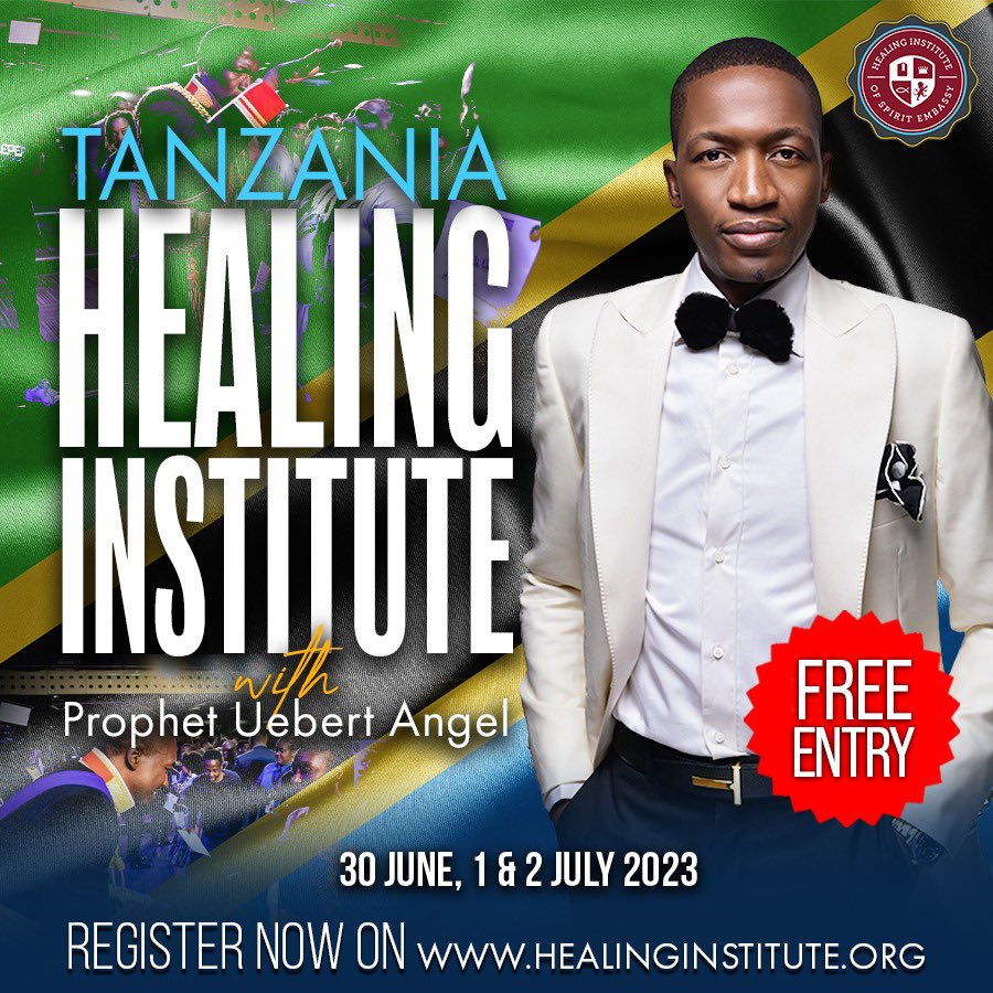 healinginst's tweet photo. Healing Institute Tanzania 🇹🇿🇹🇿🇹🇿
🚨 PLEASE NOTE 🚨
✅REGISTRATION is FREE
✅ENTRY is FREE
To register please do so at https://t.co/xlf8iqX5X4 OR WhatsApp +255 716 327 362
#UebertAngel #Tanzania #Healing #GoodNews #ProphetAngel #GoodNewsTanzania https://t.co/1FerQhSSa8