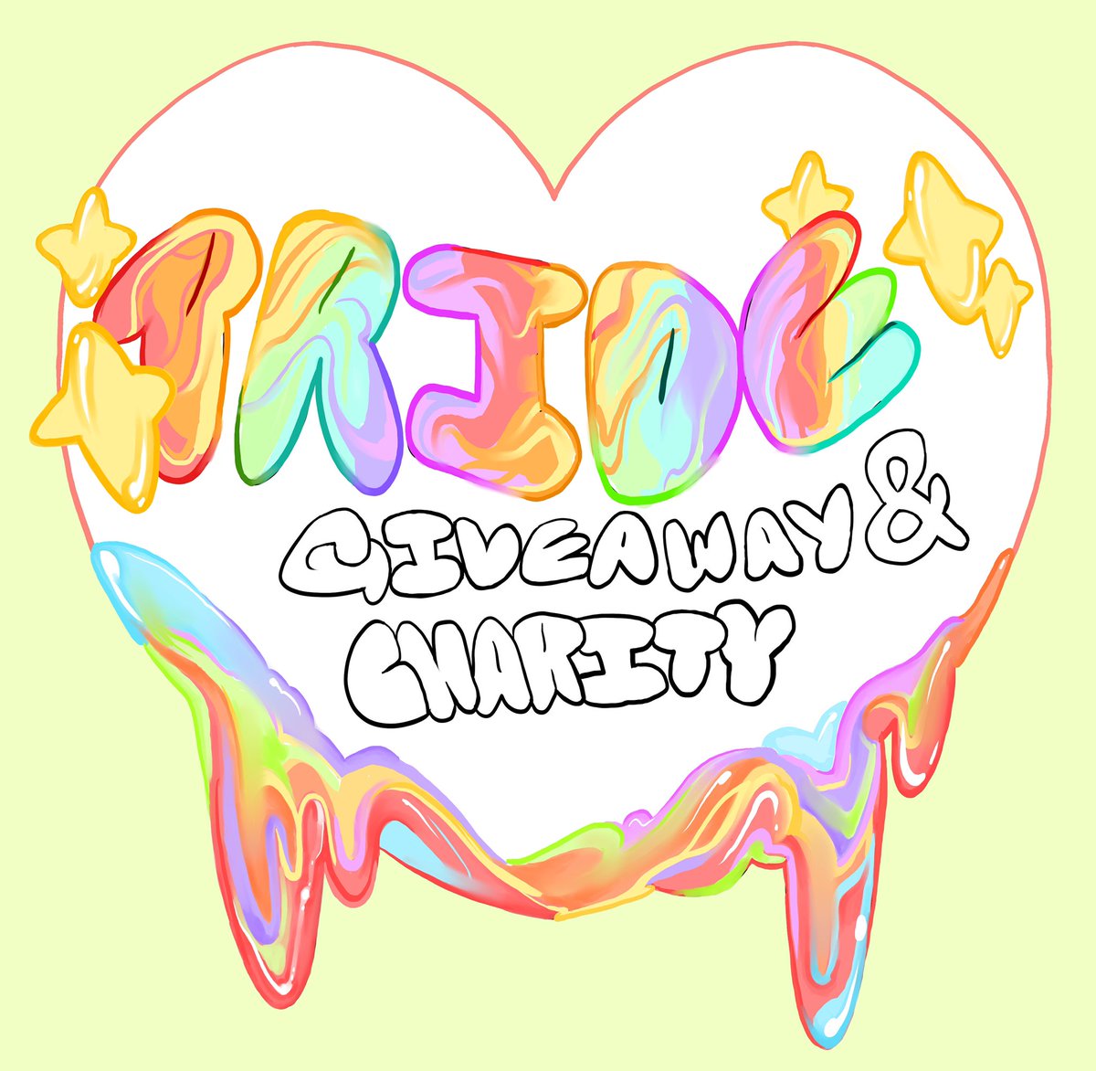 HeartGuckk's tweet photo. Only 7 more days until the end of my raffle! There’s only 7 entries so if you’re interested in a free large sticker of your choice form my shop, join! 🌈 #pridegiveaway #pridemonth https://t.co/4fCB3n7gY5