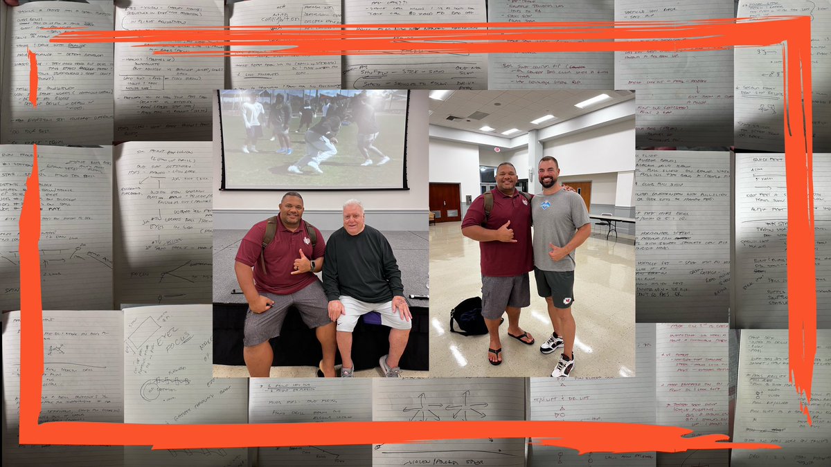 I finally got to learn from Coach Pete Jenkins <a href="/DLINEPRIDE/">Coach Pete Jenkins</a> and brother Travis Crittenden <a href="/TCritt360/">Travis Crittenden</a> . 

Every off season I look to sharpen my sword as I prepare for the season. 

Learning has become a desire. I have learned that to learn, I must drop my ego and open my heart.