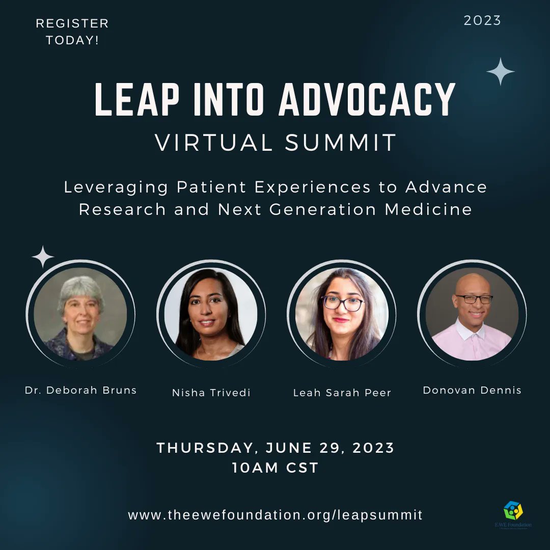LEAP into Advocacy Virtual Summit - Leveraging Patient Experiences to Advance Research and Next Generation Medicine This session will discuss the importance of patient centricity and how understanding lived experiences can transform research and next-generation medicine.