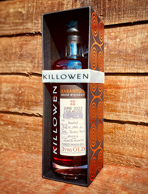 IrishWhiskeyMag's tweet image. NEW RELEASE!

Killowen peated Tawny Port finish Irish whiskey.

A mixed mash bill Irish whiskey finished in Tawny Port finish. Bottled at 56.05%, and retailing for £120 for a 500ml bottling. Limited release of 476 bottles.

more: irishwhiskeymagazine.com/news/killowen-…

#IrishWhiskey #SingleCask