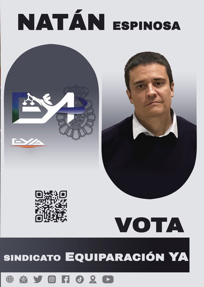 EYAPolicia's tweet photo. Todos comprobamos el incumplimiento a la promesa de aplicar el conflicto colectivo permanente. Para ello hay que tener lo que otros no han demostrado

Natán Espinosa ofrece una última oportunidad

#VotaEYA o perdemos todos
         VOTA con cabeza 🧠
            #EquiparacionYa https://t.co/uDkxWFGVrD