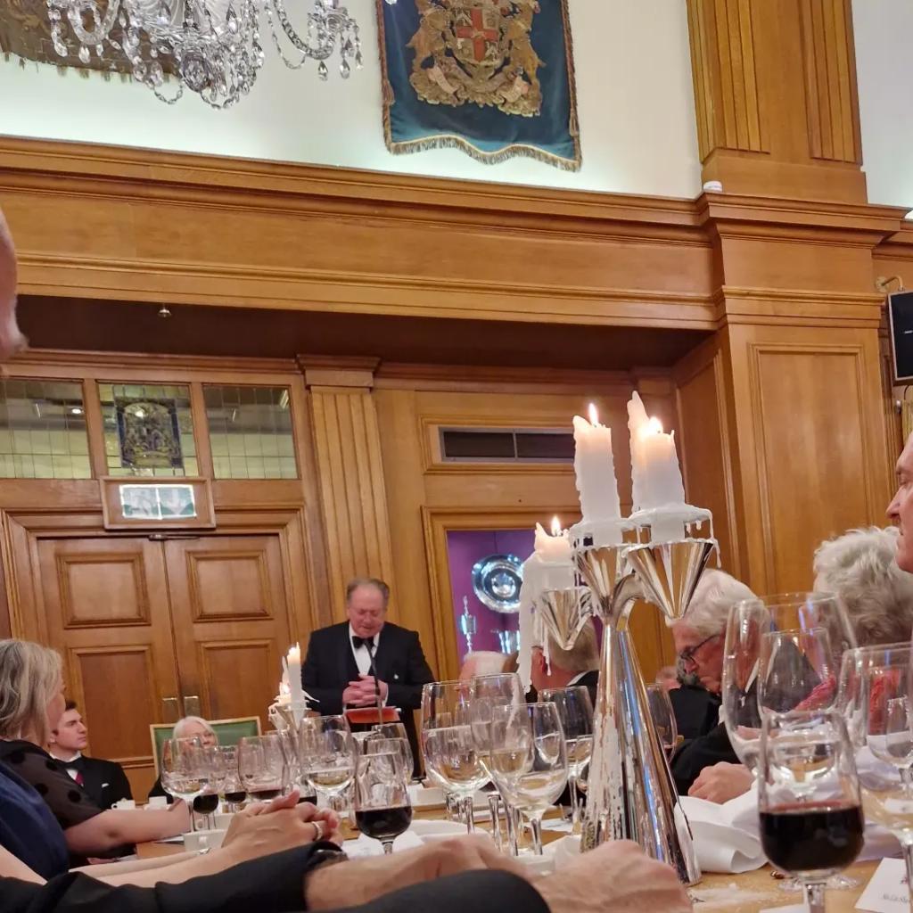 stefpassamonte's tweet photo. A very special birthday for the Worshipful Company of Educators tonight at Barbers Surgeons Hall. Wonderful to celebrate it with the new Master Janet Reynolds and our honorary lyverymen and future Lord Mayor of London Michael Mainelli! #educators #cityoflondon #liverymen #LPMAM https://t.co/JjF2nKFsxi