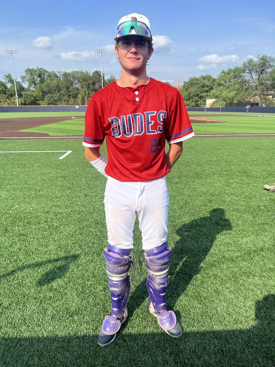 F: <a href="/9dudesbaseball/">9DudesBaseball</a> 2024 7, Dallas Bandits 2023 Blue 1
PoG: <a href="/PeytonLamb15/">Peyton Lamb</a> 1-2, 2B, 2 RBI, R