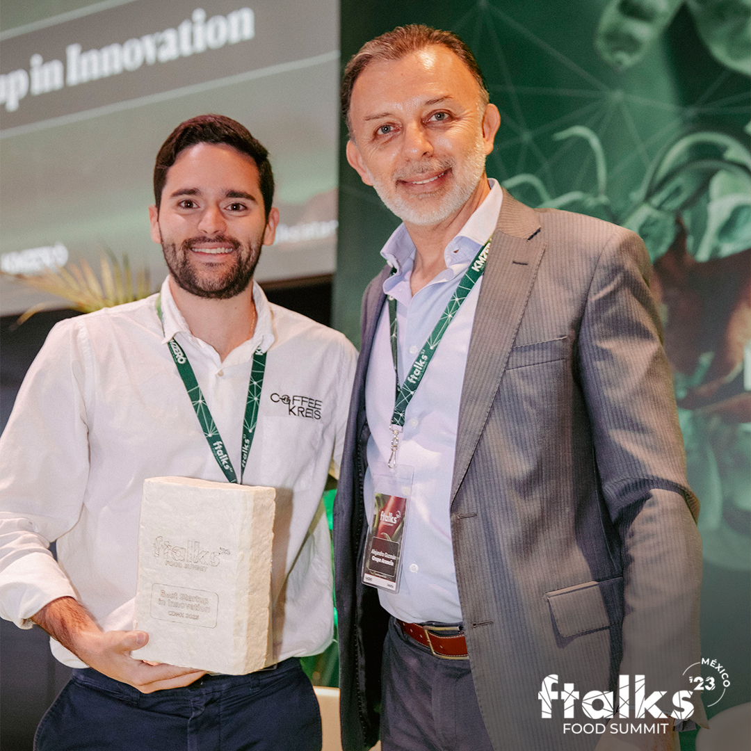 ¡Nuevamente felicitamos a nuestros ganadores de este año, siendo <a href="/coffeekreis/">Coffeekreis</a> quien se llevó el premio a la #Startup #Innovación de ftalks Food Summit LATAM 2023!

#EnHoraBuena #ftalksLATAM2023 #food #foodsummit #industriaalimentaria #sostenibilidad #salud #startups #foodtech