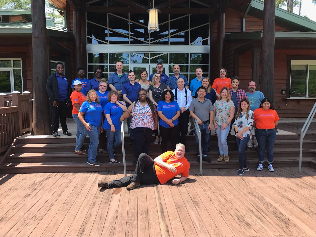 squirlgrl69's tweet photo. Retreat for @ECEflorida staff at Austin Cary Forest campus. Attendees enjoyed good food, team building, and learned how to effectively deal with change. A fun time was had by all. https://t.co/ixP6CwNxhT