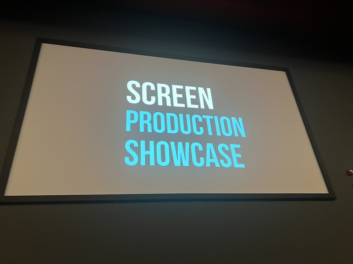 JoleneMairsDyer's tweet photo. Fantastic night celebrating the achievements of our final year #ScreenProduction @UUScreen students at our End of Year Show.  Thanks to the Course Team and amazing Technical Team for their support throughout our students journey with us and for making tonight such a great success https://t.co/3iuvPlghhU
